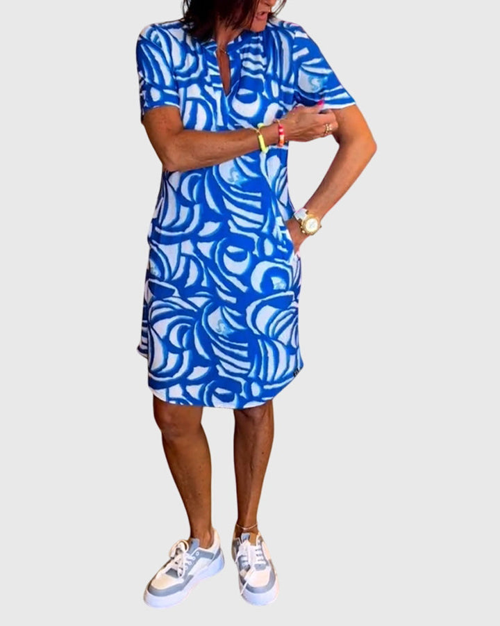 Clara | Flattering Avenue Walk Dress