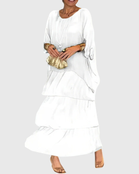 Clara | Long and Flowing Elegant Dress