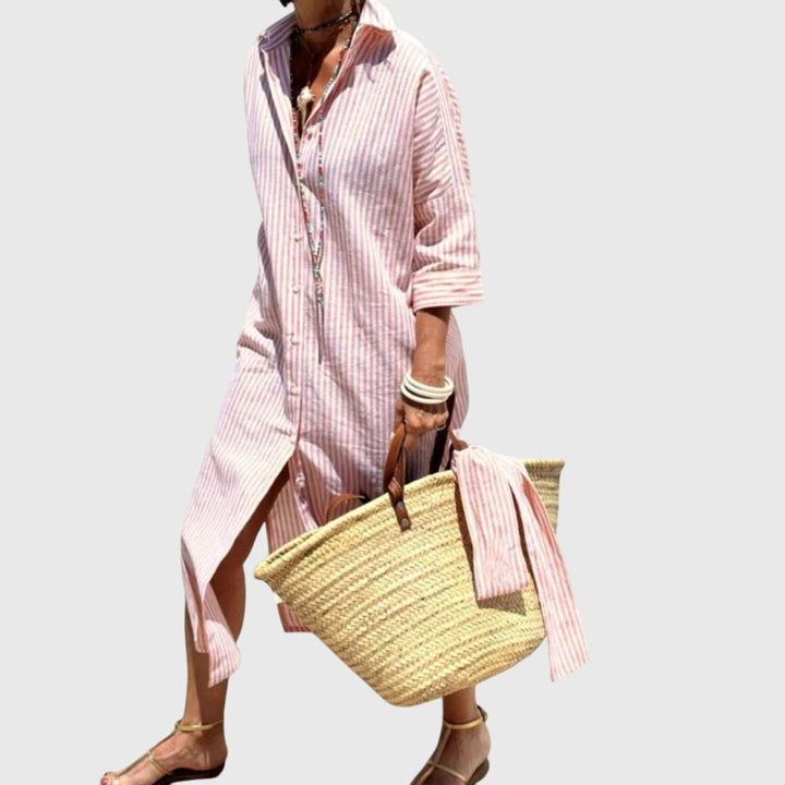 Clara | Classic Striped Dress