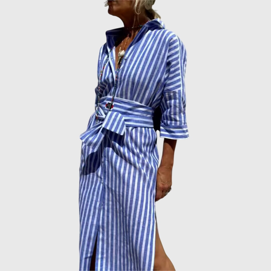 Clara | Classic Striped Dress