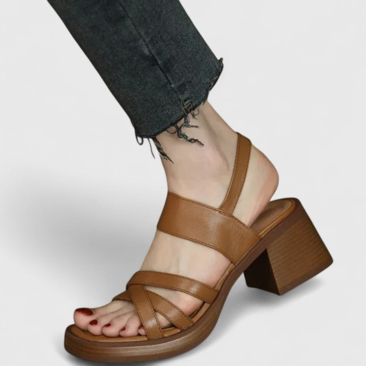 Leah | Elegant Crisscross Sandals