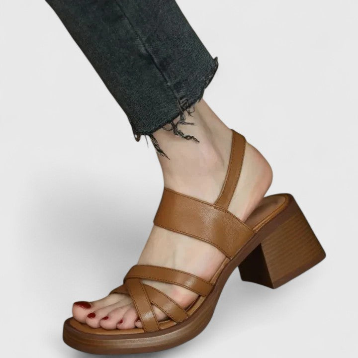 Leah | Elegant Crisscross Sandals