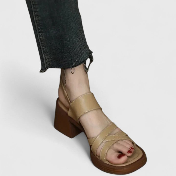 Leah | Elegant Crisscross Sandals