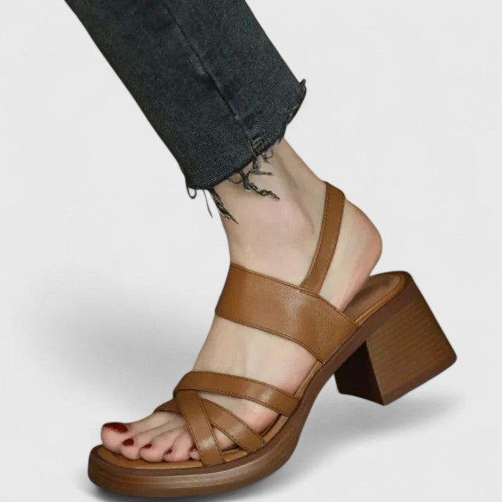 Leah | Elegant Crisscross Sandals