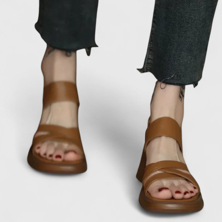Leah | Elegant Crisscross Sandals
