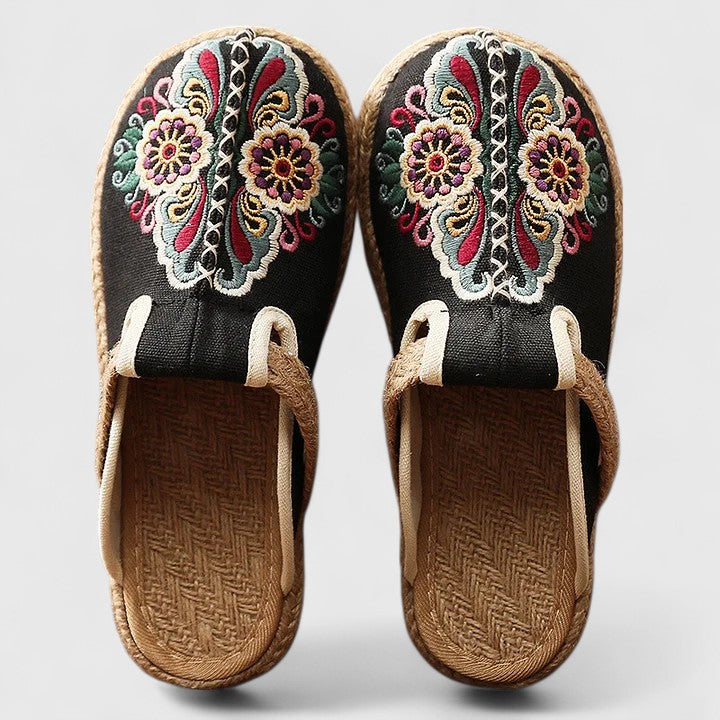 Claire | Unique Floral Mules
