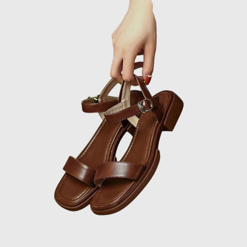 Alexa | Orthopedic Leather Sandals